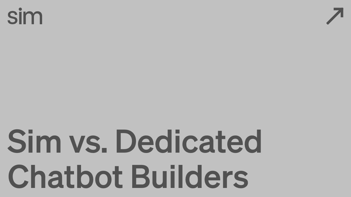 Studio vs. Dedicated Chatbot Builders